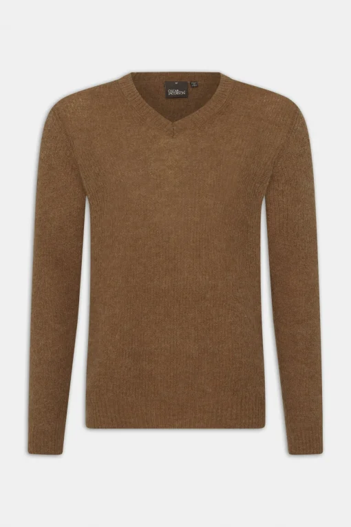 Regular Fit V-neck Soft Knit Sweater