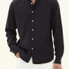 Regular Fit Wide Spread Collar Twill Shirt