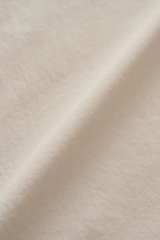 Regular Fit Wide Spread Collar Twill Shirt