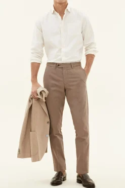 Regular Fit Wide Spread Collar Twill Shirt