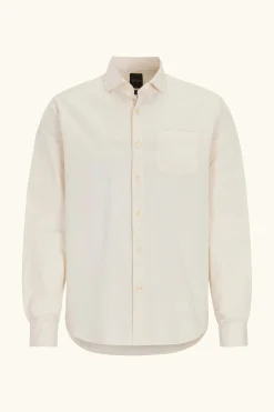 Regular Fit Wide Spread Collar Twill Shirt