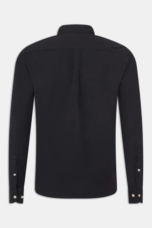 Regular Fit Wide Spread Collar Twill Shirt