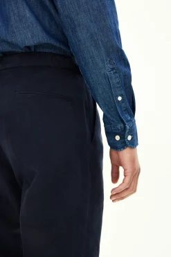 Regular Fit Wide Spread Collar Denim Shirt