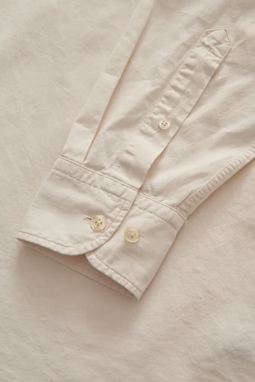 Regular Fit Wide Spread Collar Twill Shirt