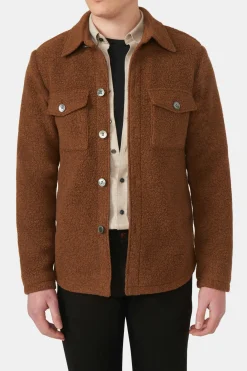 Regular Fit Wool Blend Overshirt