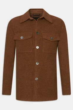 Regular Fit Wool Blend Overshirt