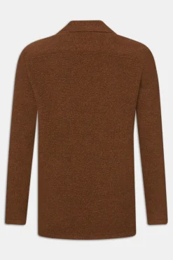 Regular Fit Wool Blend Overshirt