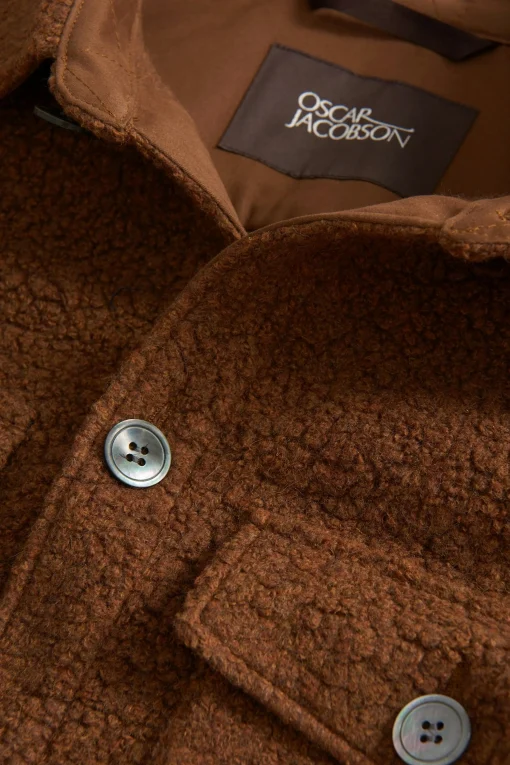 Regular Fit Wool Blend Overshirt