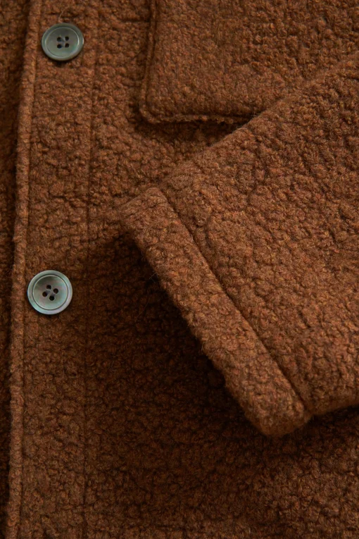 Regular Fit Wool Blend Overshirt