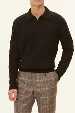 Regular Fit Wool Cashmere V-Neck Sweater