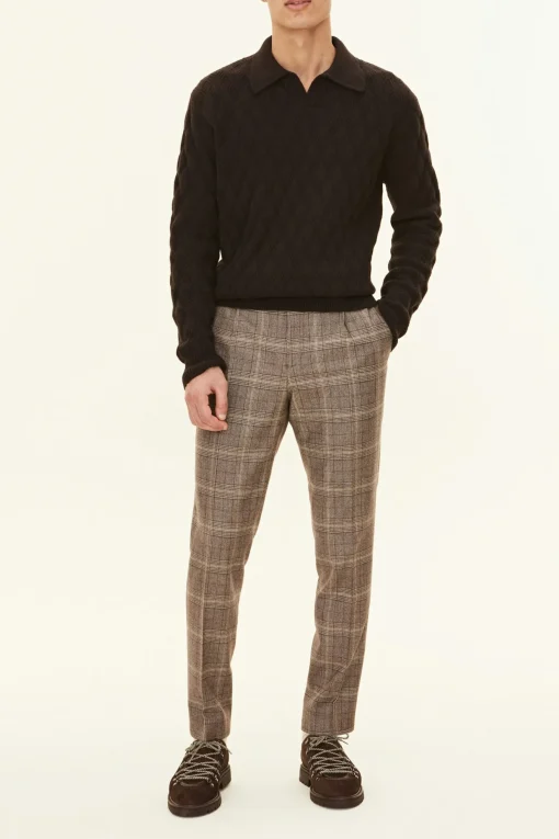 Regular Fit Wool Cashmere V-Neck Sweater