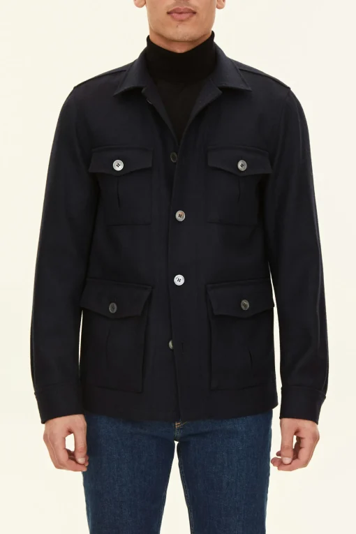 Regular Fit Wool Overshirt