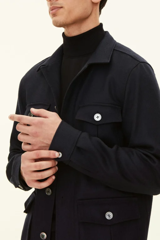 Regular Fit Wool Overshirt