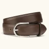 Round Buckle Bocalf Belt