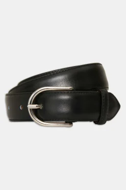 Round Buckle French Bocalf Belt