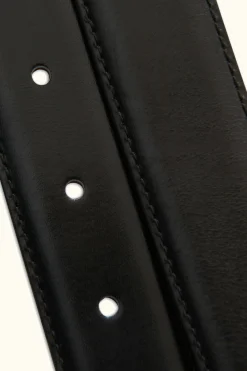 Round Buckle French Bocalf Belt