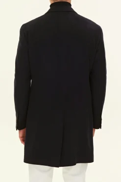 Slim Fit Brushed Wool Coat