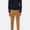 Slim Fit Brushed Wool Trousers