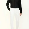 Slim Fit Brushed Wool Trousers