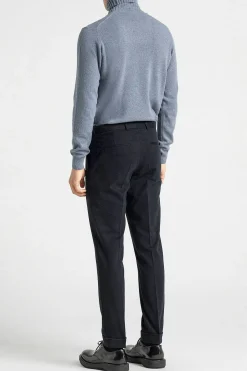 Slim Fit Brushed Wool Trousers
