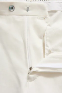 Slim Fit Brushed Wool Trousers