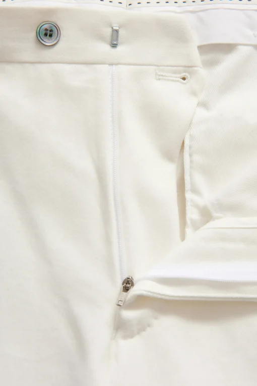 Slim Fit Brushed Wool Trousers
