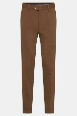 Slim Fit Brushed Wool Trousers