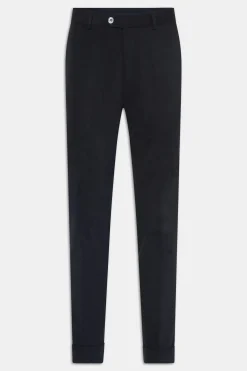 Slim Fit Brushed Wool Trousers