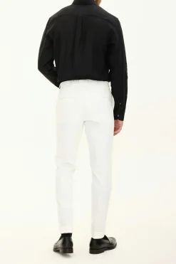 Slim Fit Brushed Wool Trousers