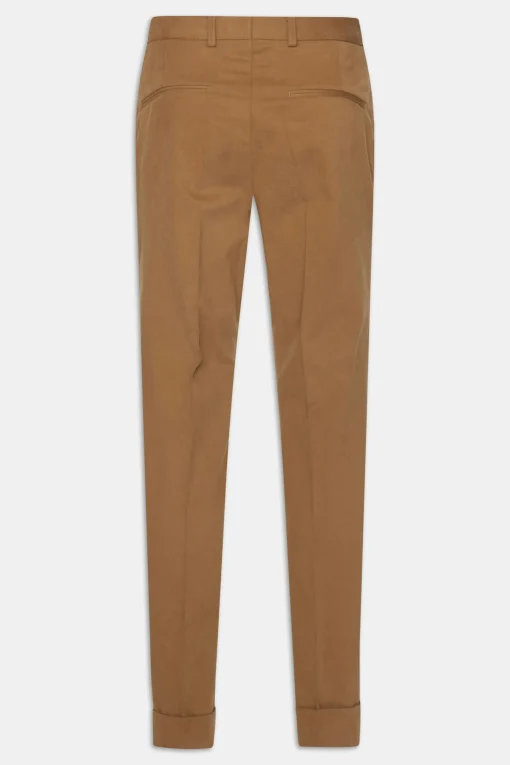 Slim Fit Brushed Wool Trousers