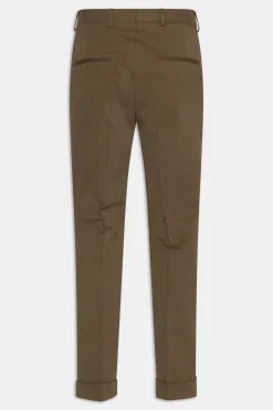 Slim Fit Brushed Wool Trousers