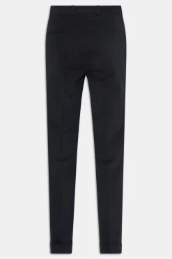 Slim Fit Brushed Wool Trousers