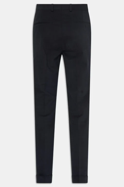 Slim Fit Brushed Wool Trousers