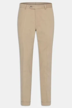 Slim Fit Brushed Wool Trousers