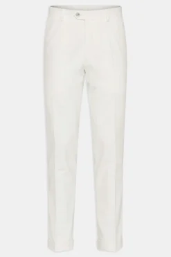 Slim Fit Brushed Wool Trousers