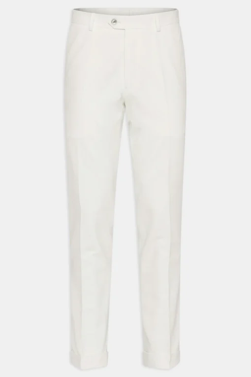 Slim Fit Brushed Wool Trousers