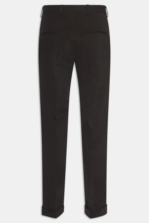 Slim Fit Brushed Wool Trousers