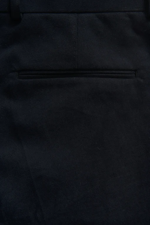 Slim Fit Brushed Wool Trousers