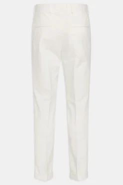 Slim Fit Brushed Wool Trousers
