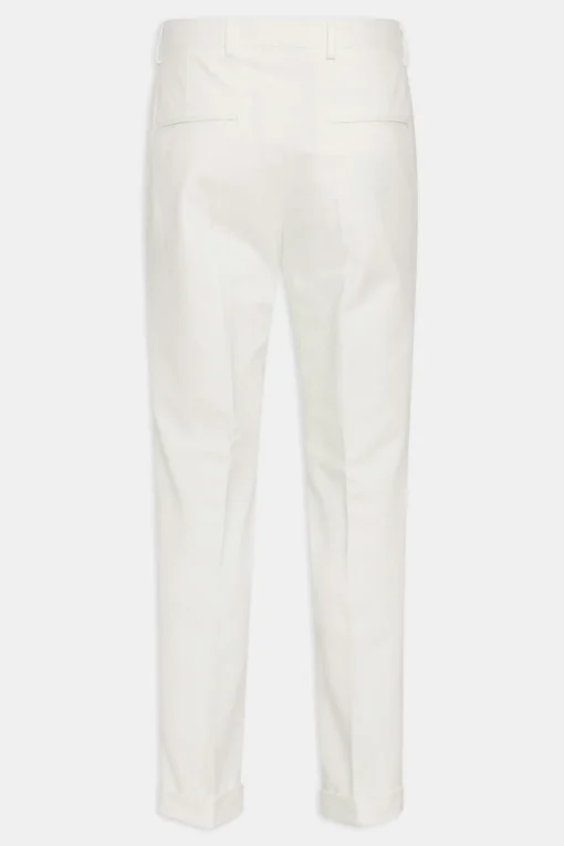 Slim Fit Brushed Wool Trousers