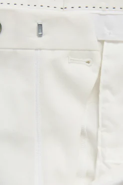 Slim Fit Brushed Wool Trousers
