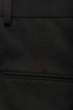 Slim Fit Brushed Wool Trousers