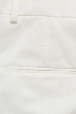Slim Fit Brushed Wool Trousers