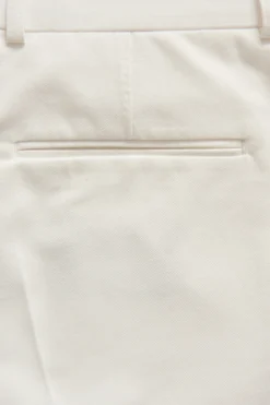 Slim Fit Brushed Wool Trousers