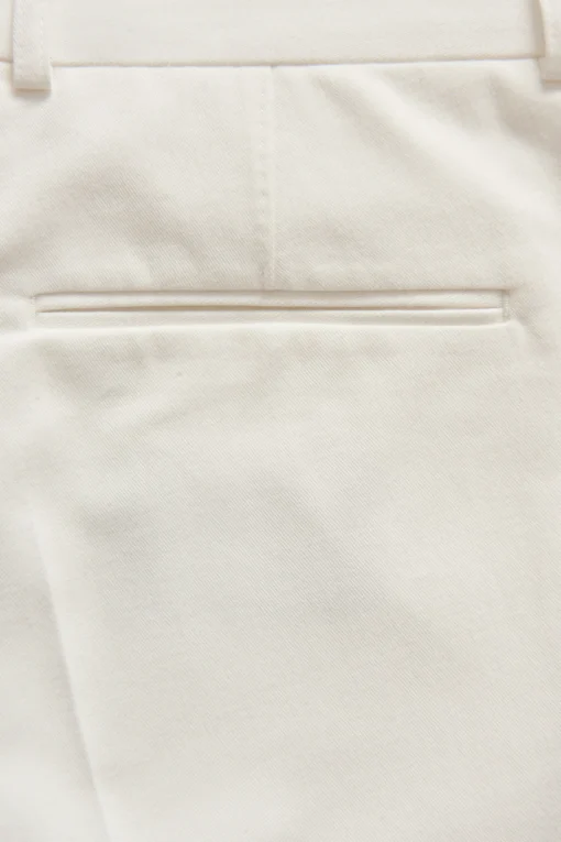 Slim Fit Brushed Wool Trousers
