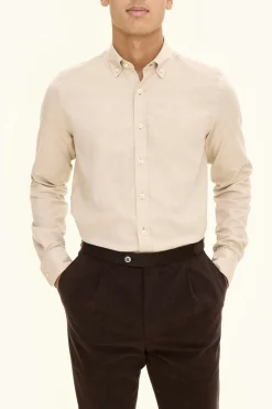 Slim Fit Button Down Flannel Shirt