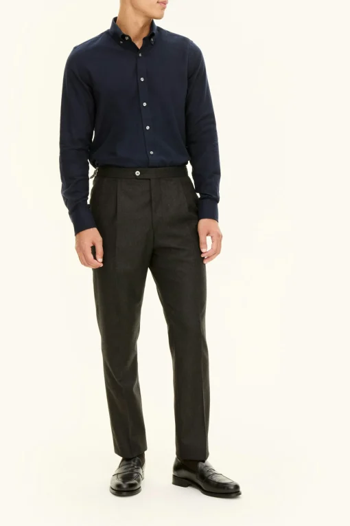Slim Fit Button Down Flannel Shirt