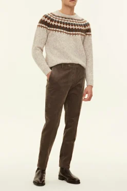 Slim Fit Corduroy Trousers