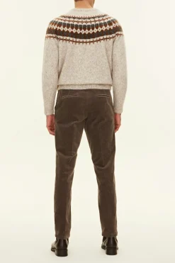 Slim Fit Corduroy Trousers