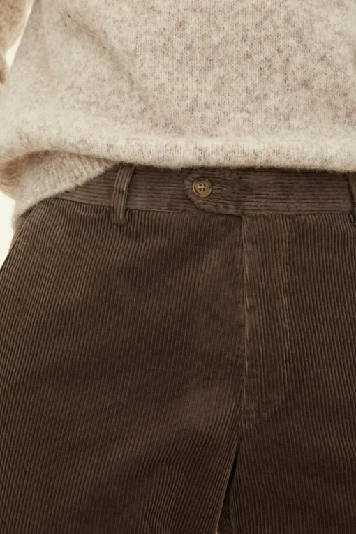 Slim Fit Corduroy Trousers